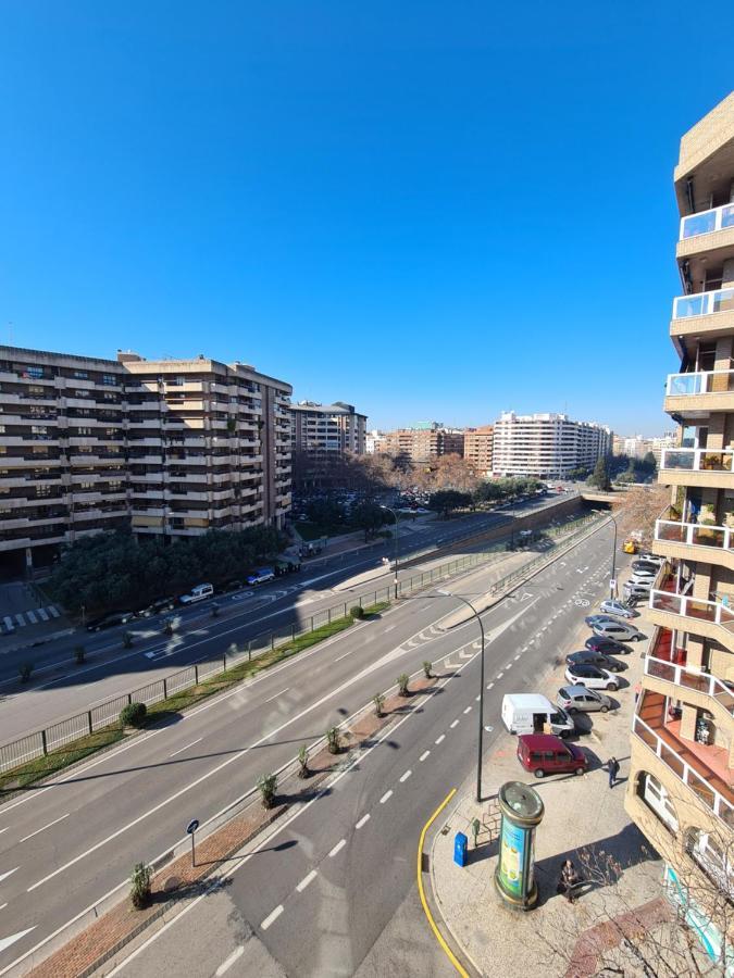 Espacioso apartamento con impresionantes vistas y garaje privado - Dos Torres Tauriel Zaragoza Exterior foto